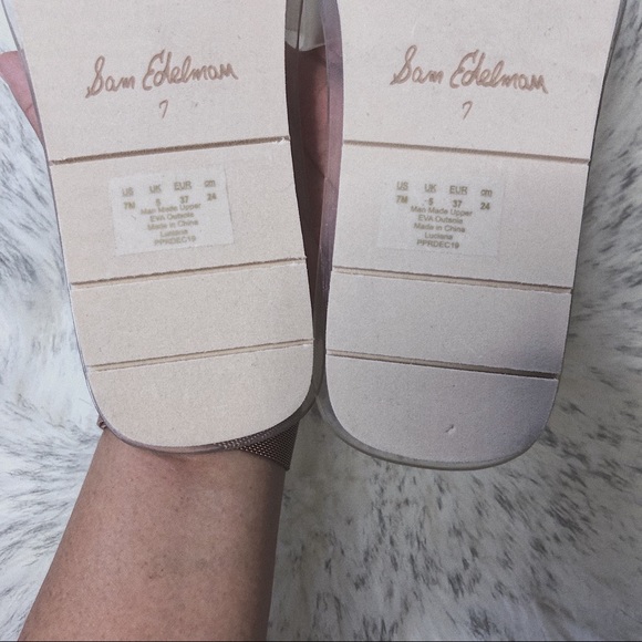 NWT ❤️ Gorgeous Sam Edelman Python & PVC Slides - Picture 9 of 12